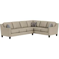Lawrence 2-pc. Sectional in 959-80 Antique by Flexsteel