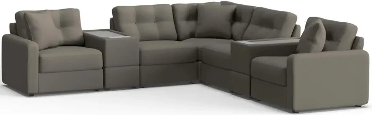 ModularOne 7-pc. Sectional w/Two PowerConsole