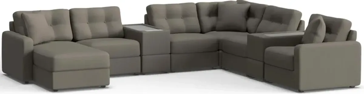 ModularOne 8-pc. Sectional w/One Power Console