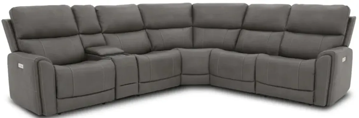 Calvin 6-pc. Triple Power Reclining Sectional