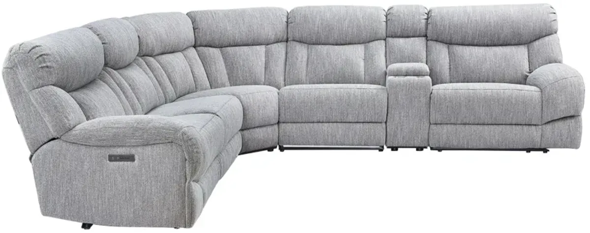 Park City Dual-Power Reclining Sectional 6-pc.