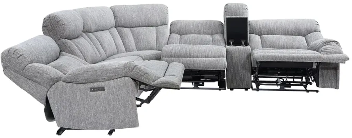 Park City Dual-Power Reclining Sectional 6-pc.