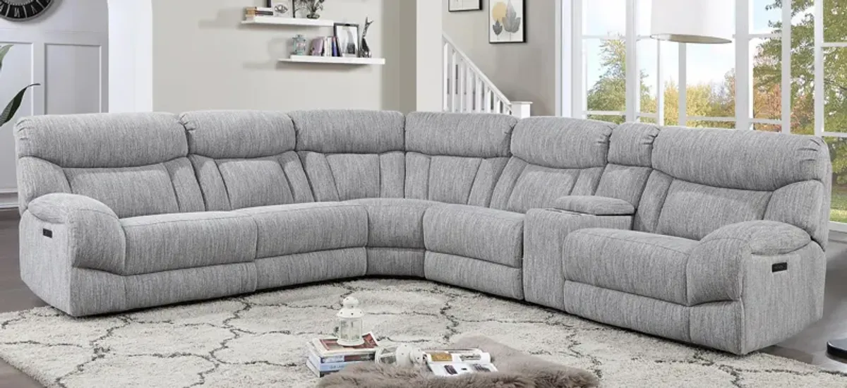 Park City Dual-Power Reclining Sectional 6-pc.