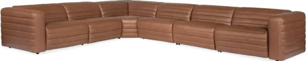 Chatelain 6-pc. Power Headrest Sectional with 2 Power Recliners