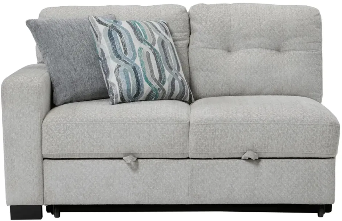 Pierce Left Arm Facing Loveseat w/ Pop Up Sleeper