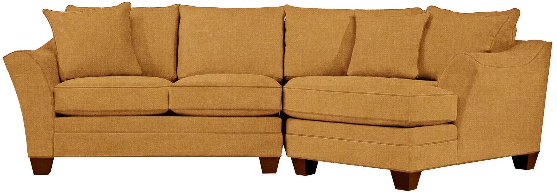 Foresthill 2-pc. Right Hand Cuddler Sectional Sofa in Elliot Sunflower by H.M. Richards