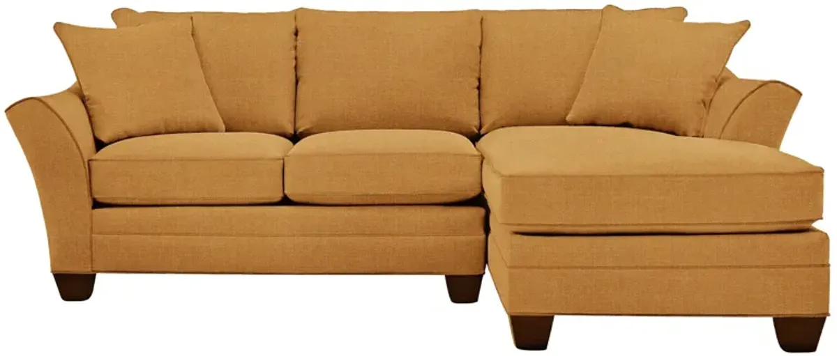 Foresthill 2-pc. Right Hand Chaise Sectional Sofa in Elliot Sunflower by H.M. Richards