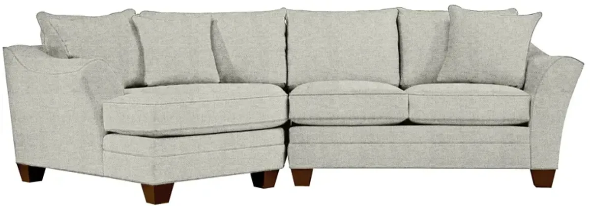 Foresthill 2-pc. Left Hand Cuddler Sectional Sofa in Elliot Smoke by H.M. Richards