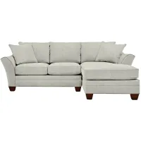 Foresthill 2-pc. Right Hand Chaise Sectional Sofa in Elliot Smoke by H.M. Richards