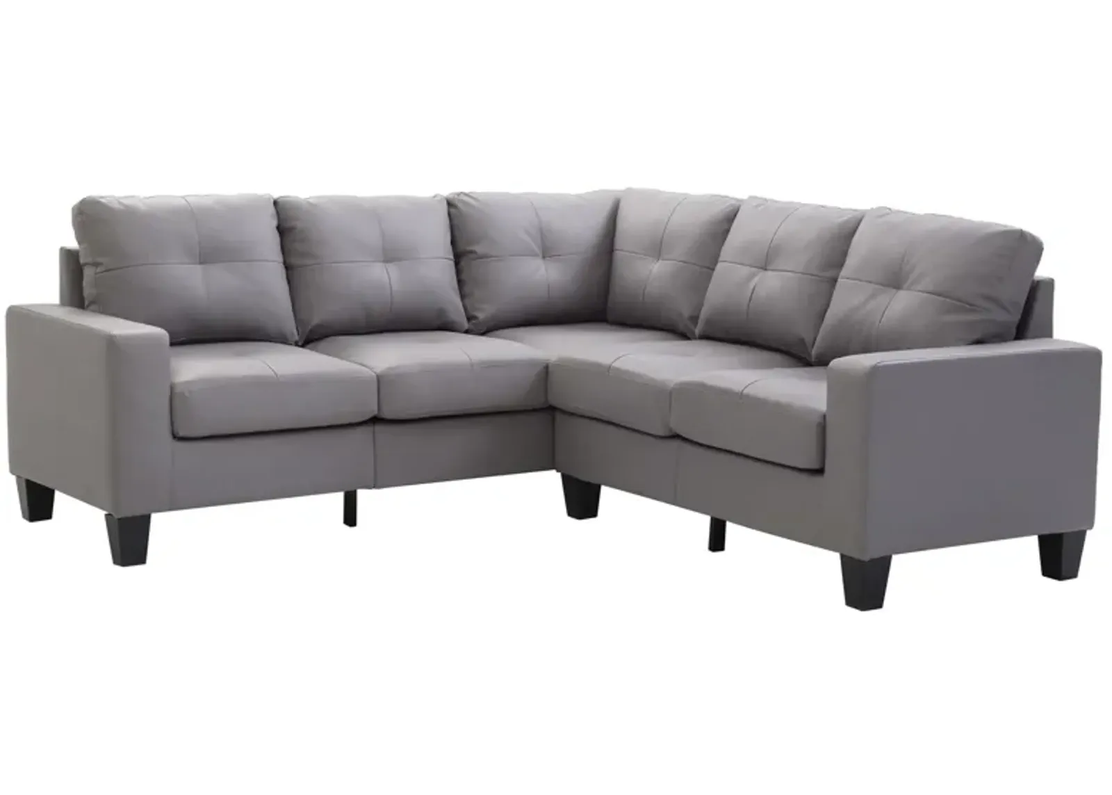 Newbury Sectional Sofa in Gray by Glory Furniture