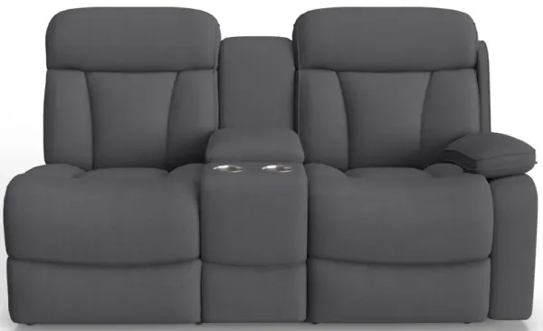 Connell Right Arm Facing Dual Power Console Loveseat w/ Heat and Massage