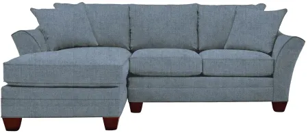 Foresthill 2-pc. Left Hand Chaise Sectional Sofa in Elliot French Blue by H.M. Richards