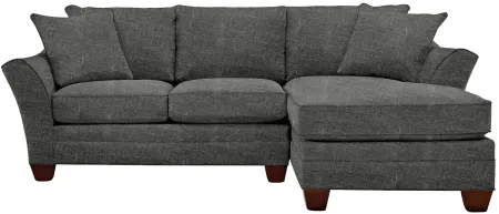 Foresthill 2-pc. Right Hand Chaise Sectional Sofa in Elliot Graphite by H.M. Richards