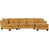 Foresthill 3-pc. Right Hand Facing Sectional Sofa in Elliot Sunflower by H.M. Richards