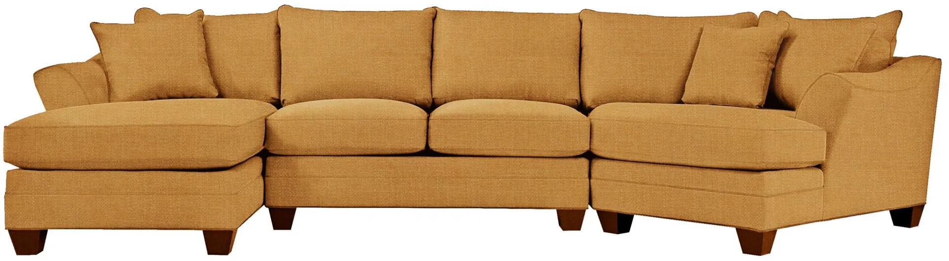 Foresthill 3-pc. Left Hand Facing Sectional Sofa in Elliot Sunflower by H.M. Richards