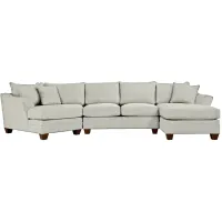 Foresthill 3-pc. Right Hand Facing Sectional Sofa in Elliot Smoke by H.M. Richards