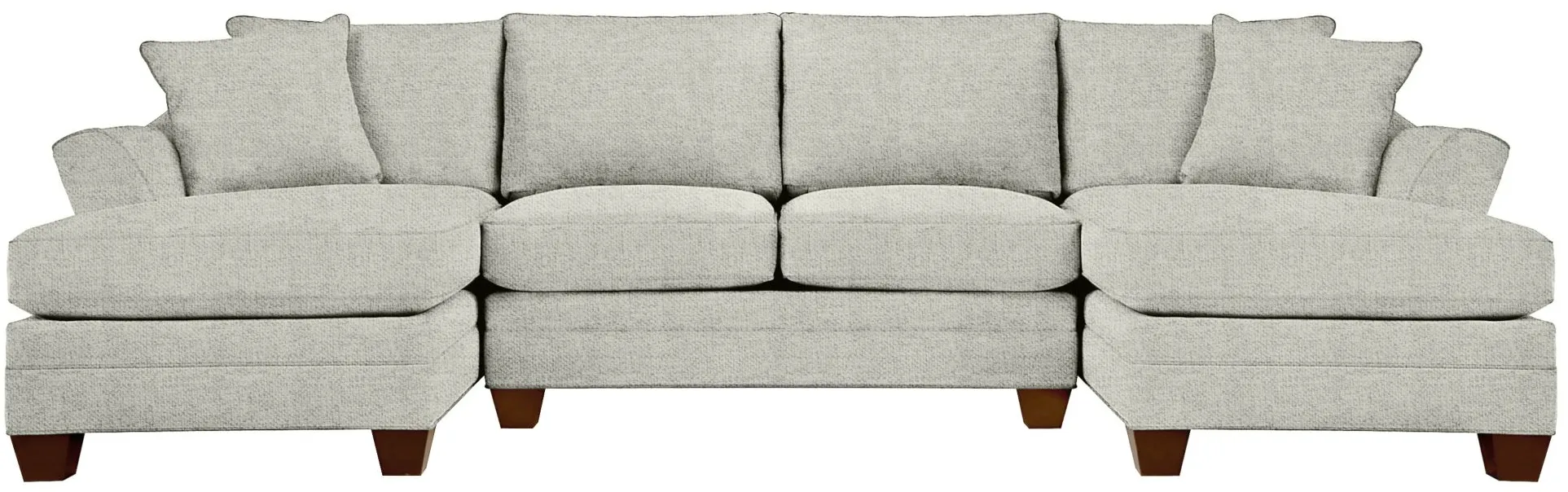 Foresthill 3-pc. Symmetrical Chaise Sectional Sofa in Elliot Smoke by H.M. Richards