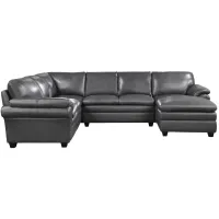 Sarasota 4-pc. Sectional in Gray by Homelegance