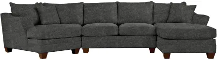 Foresthill 3-pc. Right Hand Facing Sectional Sofa in Elliot Graphite by H.M. Richards