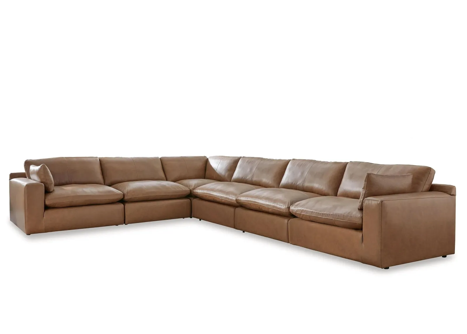 Emilia 6-pc. Sectional in Caramel by Ashley Furniture