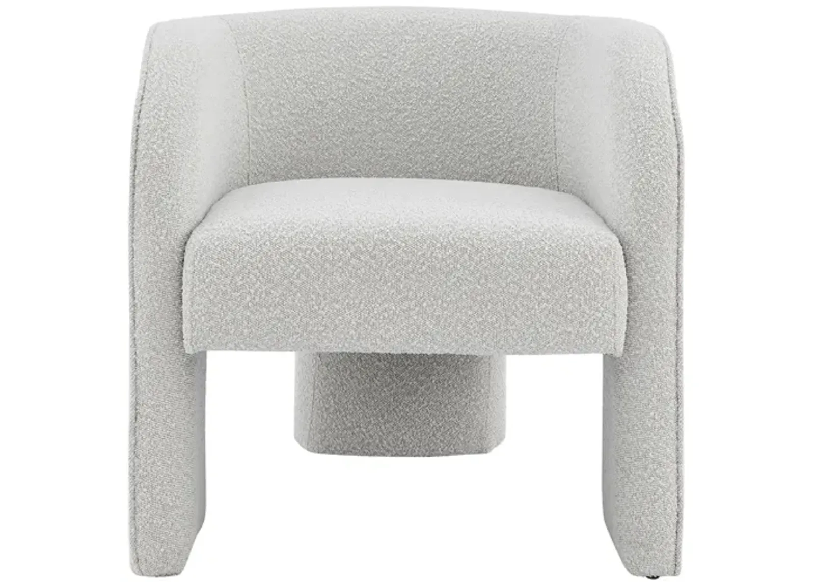 Matteo Accent Arm Chair in Boucle Beige by New Pacific Direct