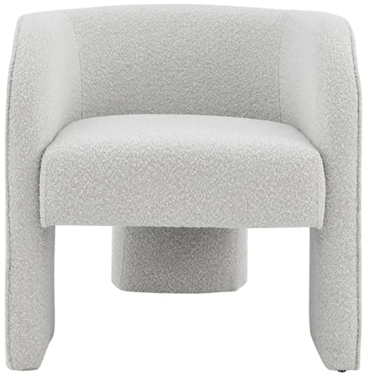 Matteo Accent Arm Chair in Boucle Beige by New Pacific Direct