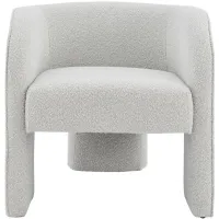 Matteo Accent Arm Chair in Boucle Beige by New Pacific Direct