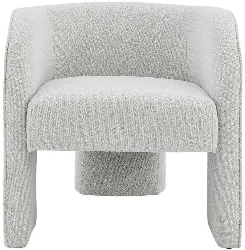 Matteo Accent Arm Chair in Boucle Beige by New Pacific Direct