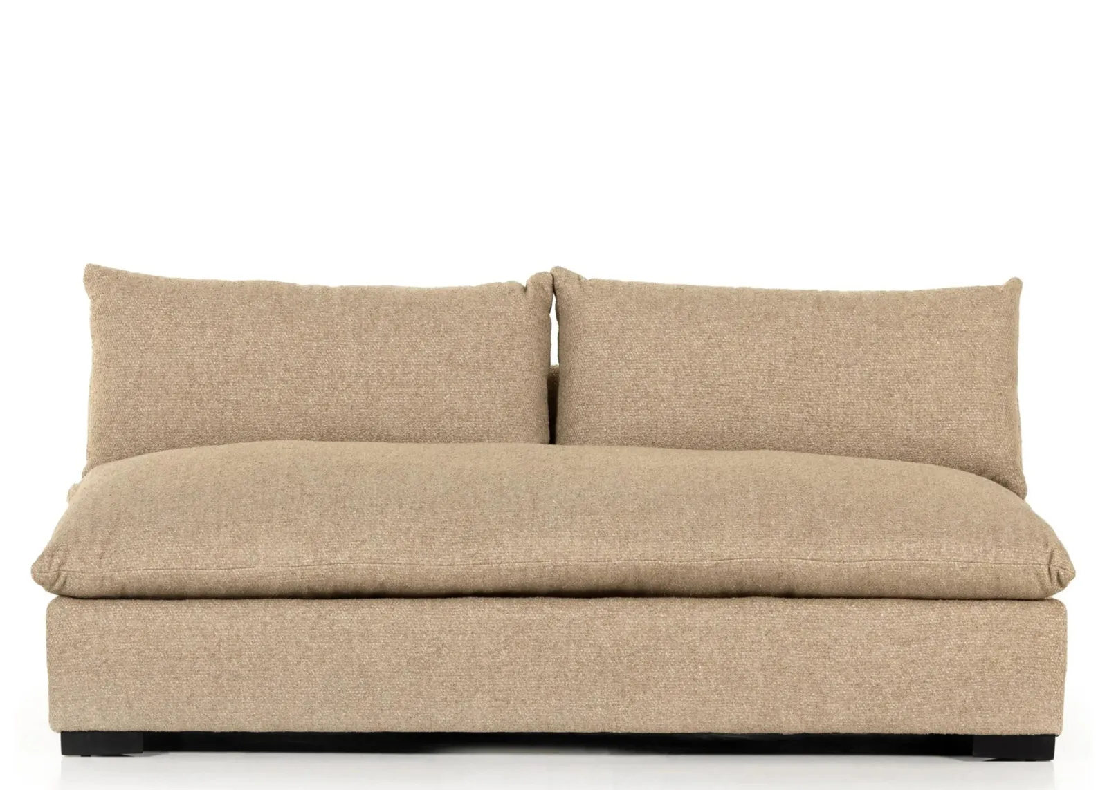 Grant Armless Loveseat in Heron Sand by Four Hands