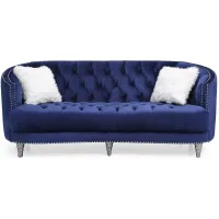 Dania Sofa in Navy Blue by Glory Furniture