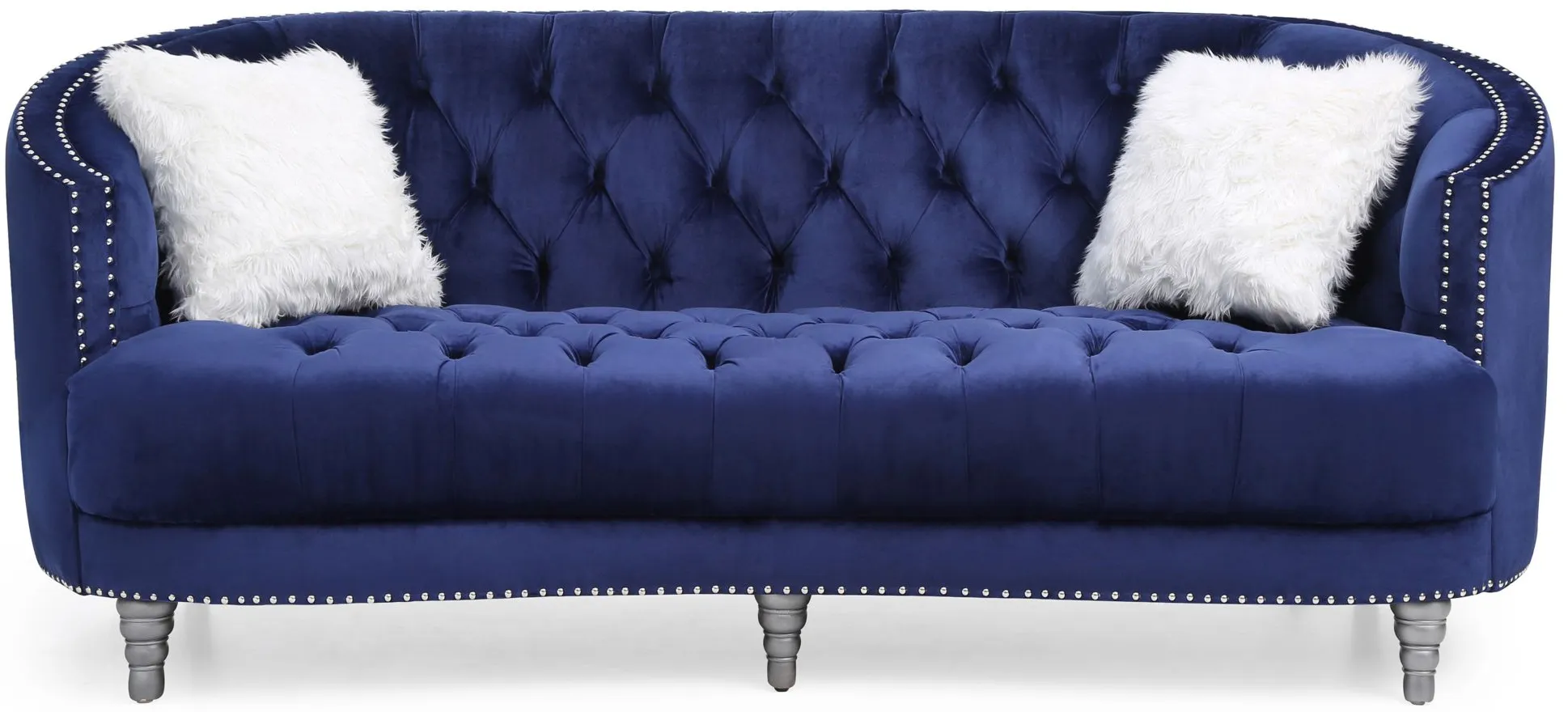 Dania Sofa in Navy Blue by Glory Furniture