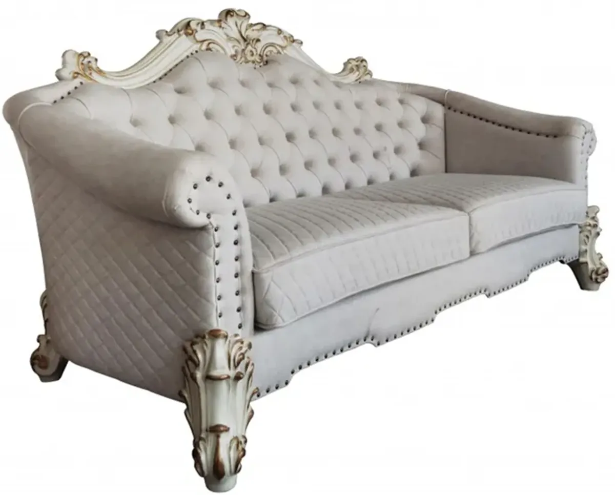 Toby Sofa in Ivory by HomeRoots