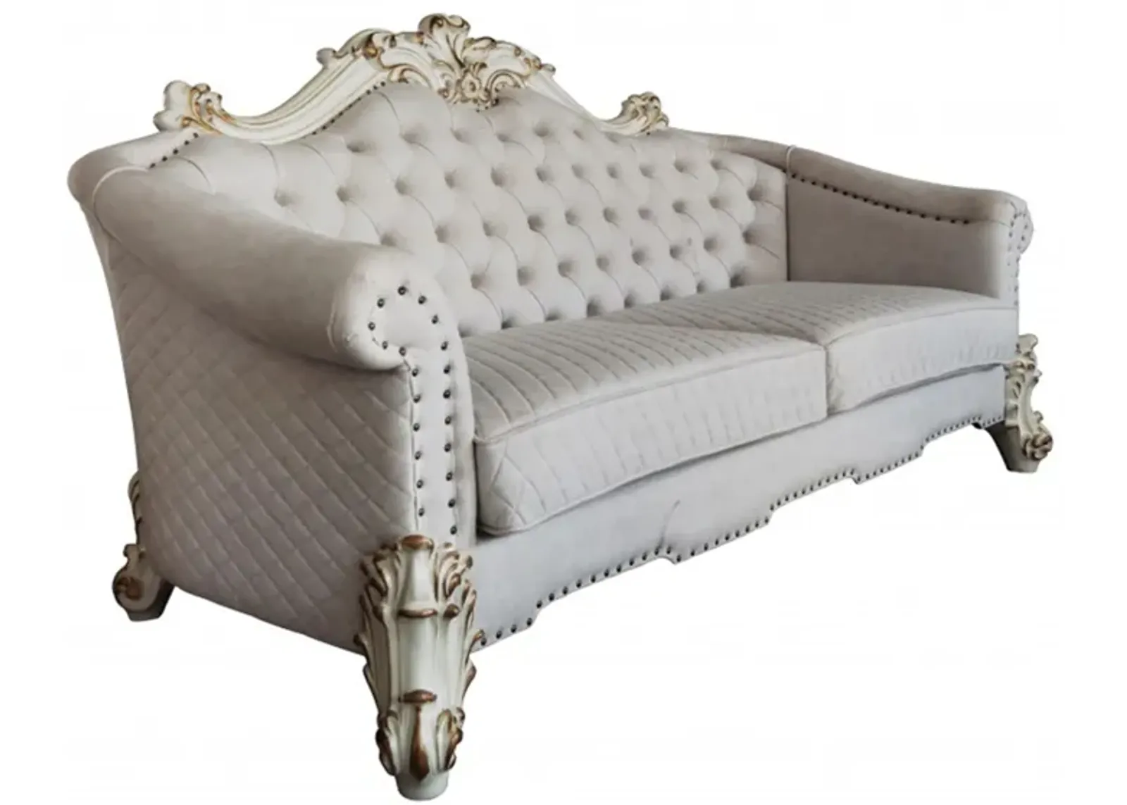 Toby Sofa in Ivory by HomeRoots