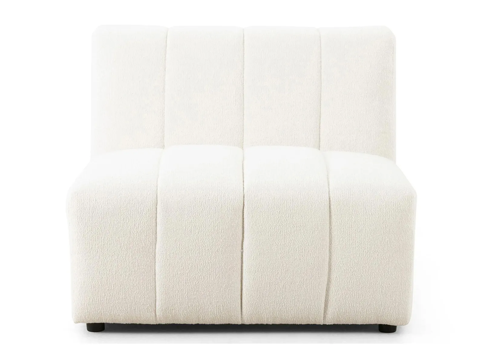 Langham Armless Sofa in Fayette Cloud by Four Hands