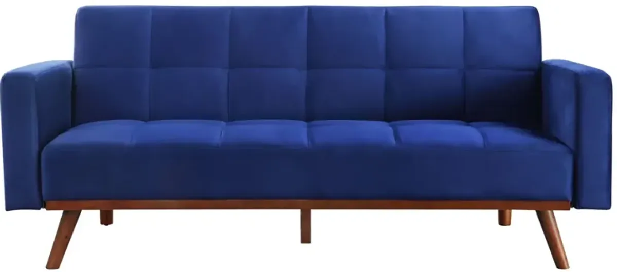 Jian Sleeper Sofa in Blue Green by HomeRoots