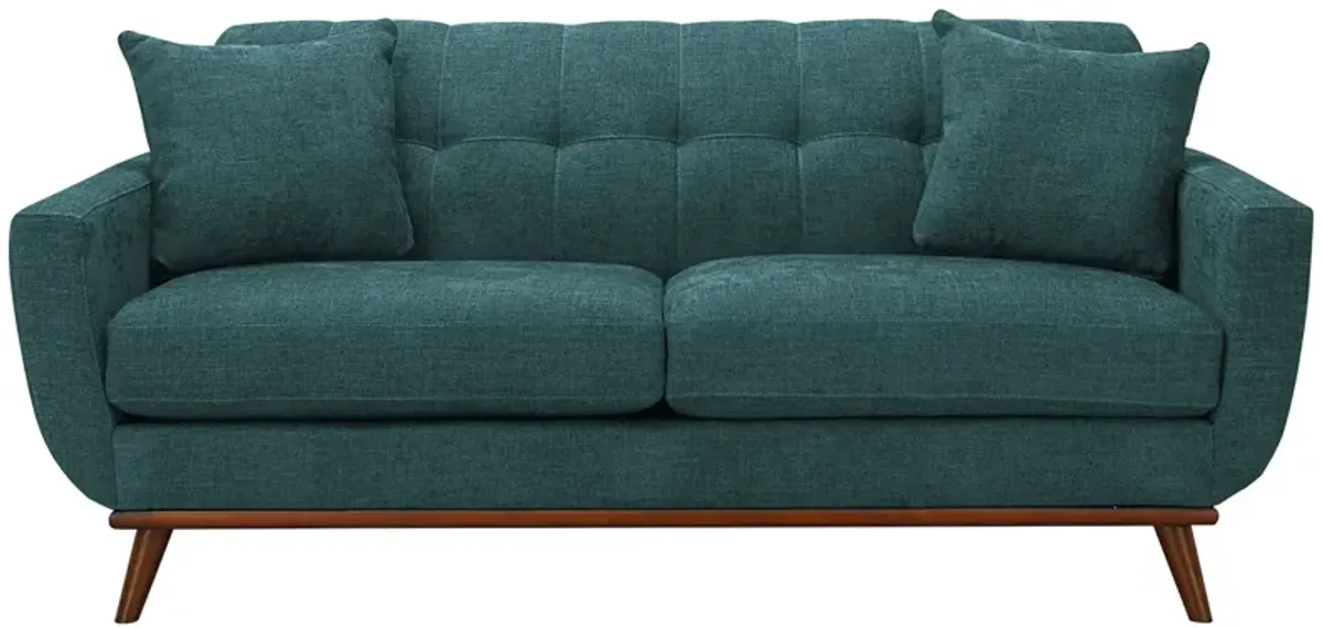 Milo Apartment Sofa in Elliot Teal by H.M. Richards