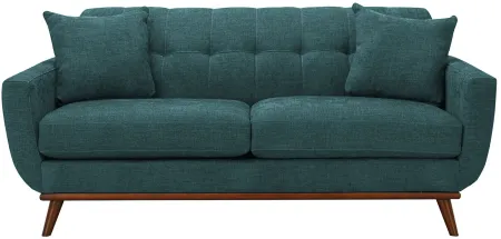Milo Apartment Sofa in Elliot Teal by H.M. Richards
