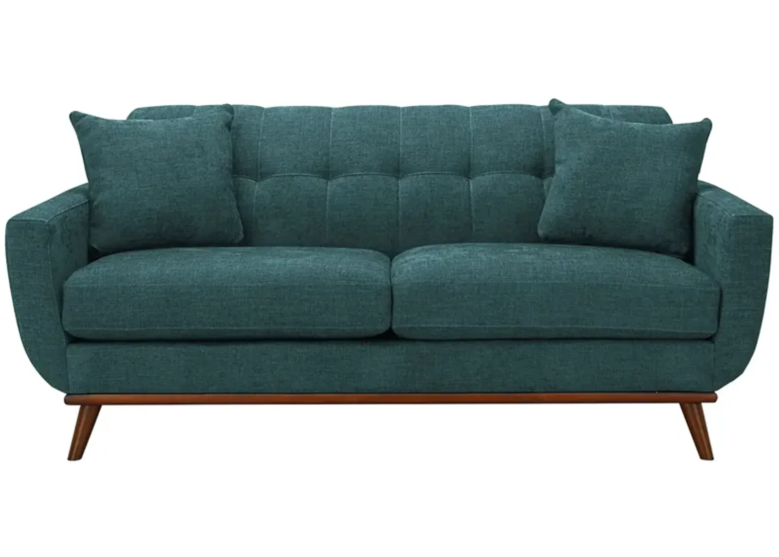 Milo Apartment Sofa in Elliot Teal by H.M. Richards