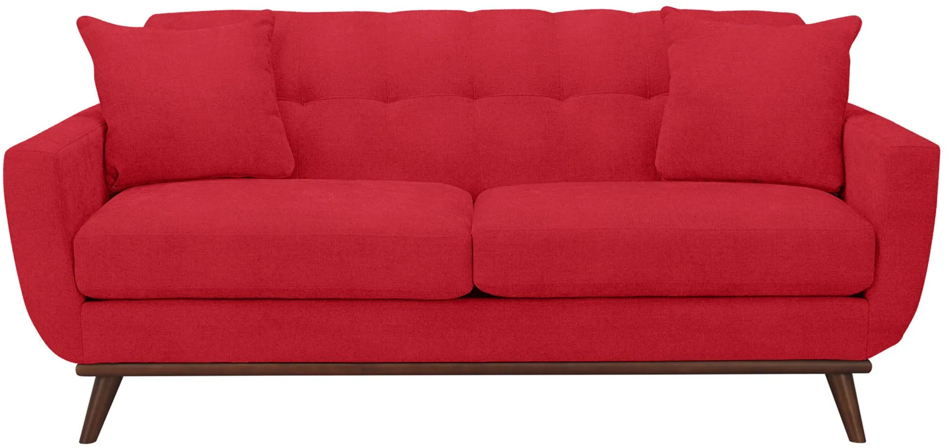 Milo Apartment Sofa in Suede-So-Soft Cardinal by H.M. Richards