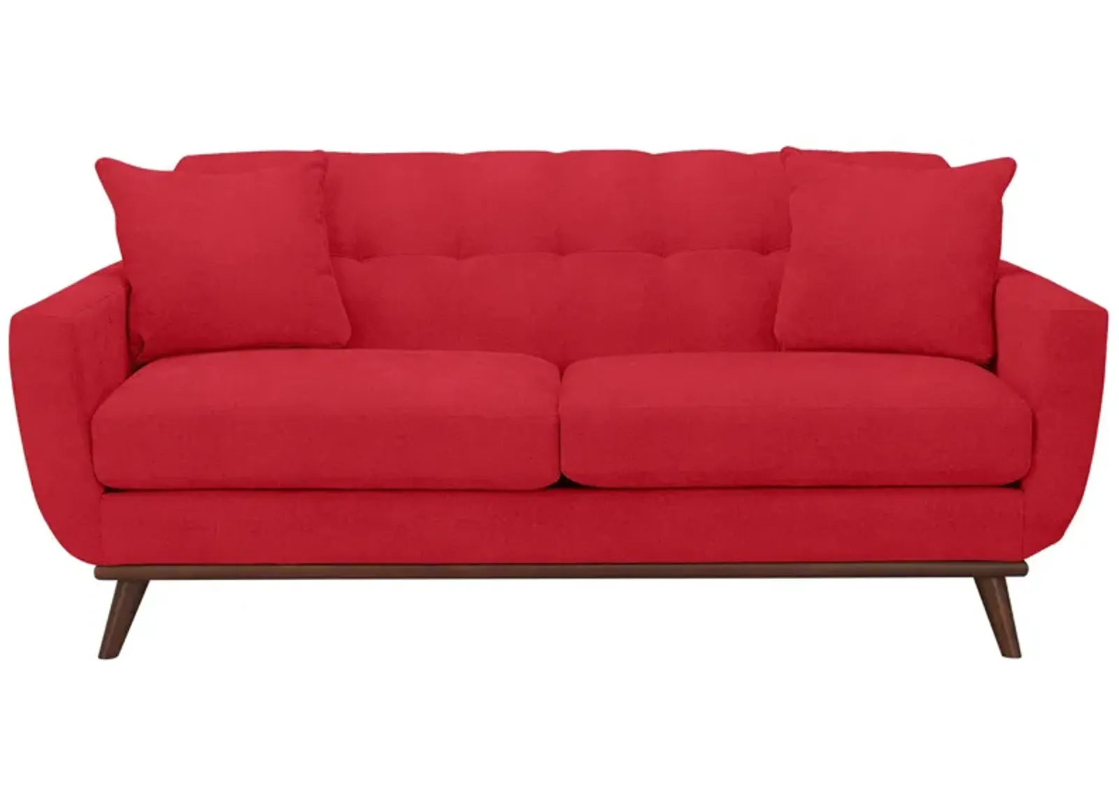 Milo Apartment Sofa in Suede-So-Soft Cardinal by H.M. Richards