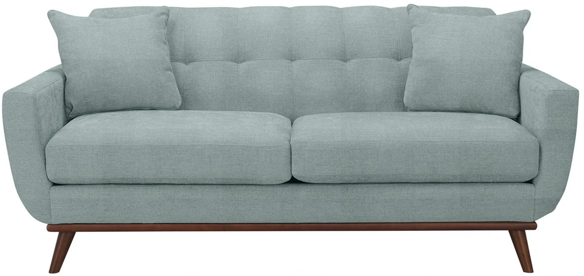 Milo Apartment Sofa in Suede-So-Soft Hydra by H.M. Richards