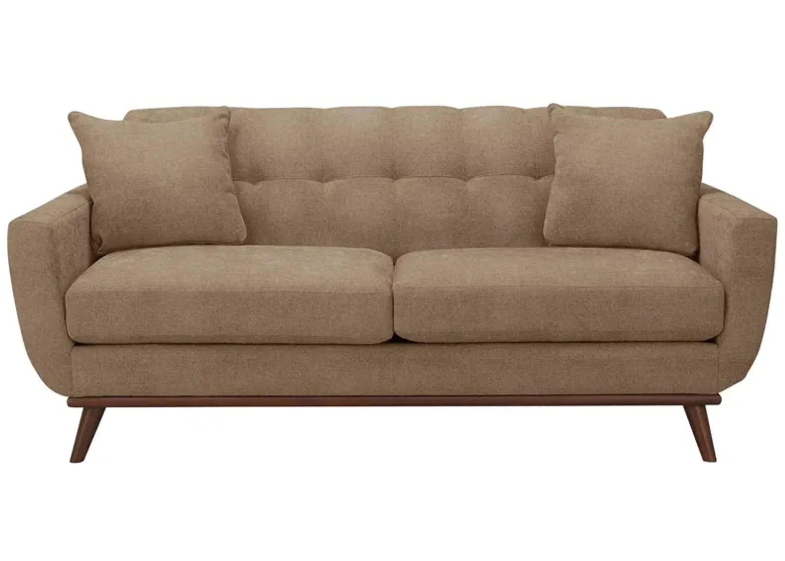 Milo Apartment Sofa in Suede-So-Soft Khaki by H.M. Richards