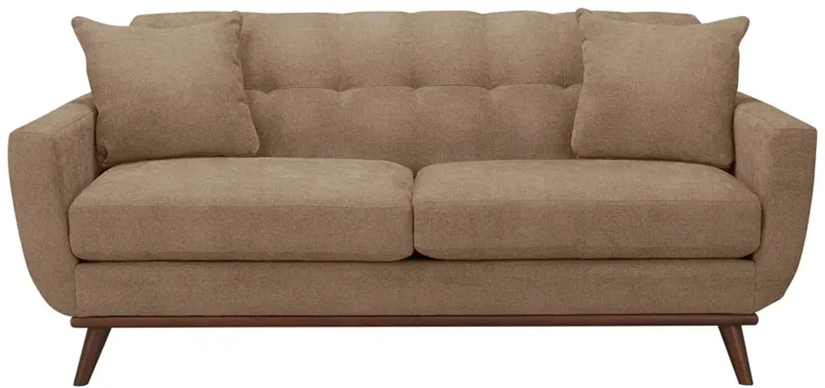 Milo Apartment Sofa in Suede-So-Soft Khaki by H.M. Richards