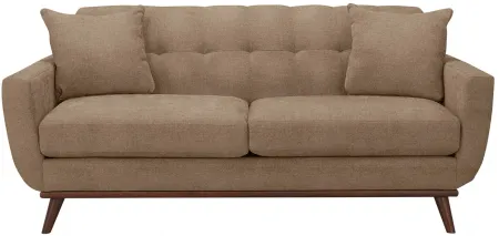 Milo Apartment Sofa in Suede-So-Soft Khaki by H.M. Richards