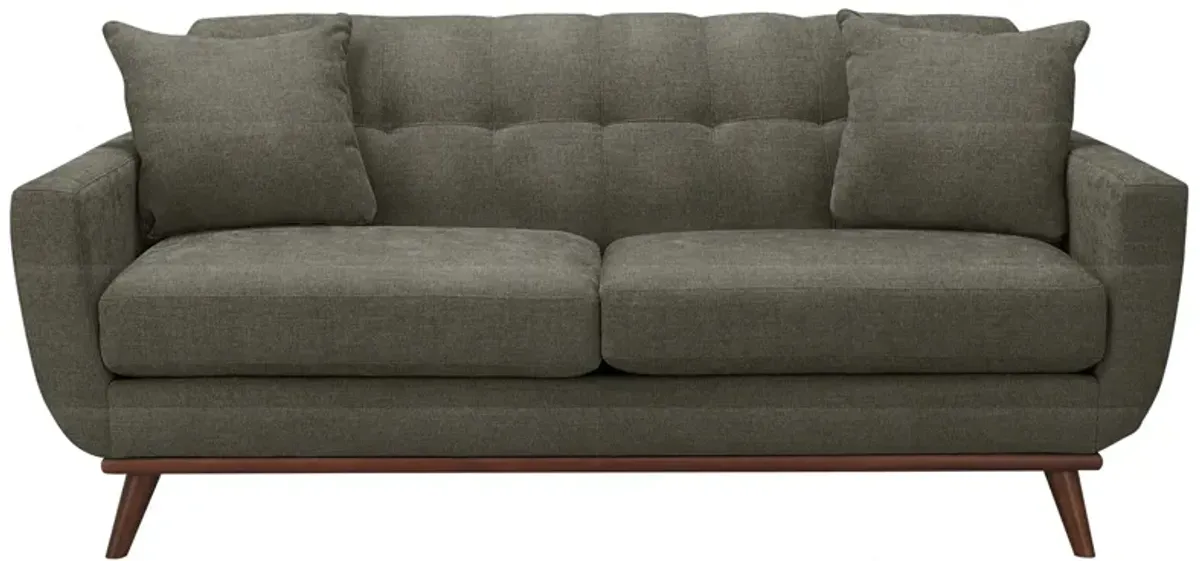 Milo Apartment Sofa in Suede-So-Soft Greystone by H.M. Richards