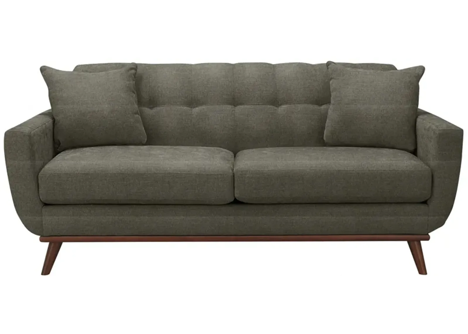 Milo Apartment Sofa in Suede-So-Soft Greystone by H.M. Richards