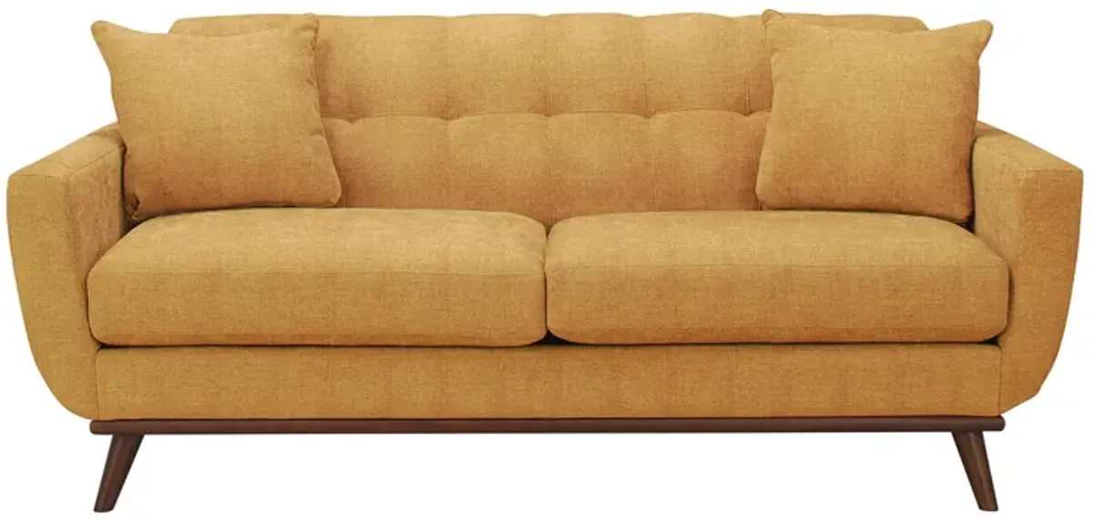 Milo Apartment Sofa in Elliot Sunflower by H.M. Richards