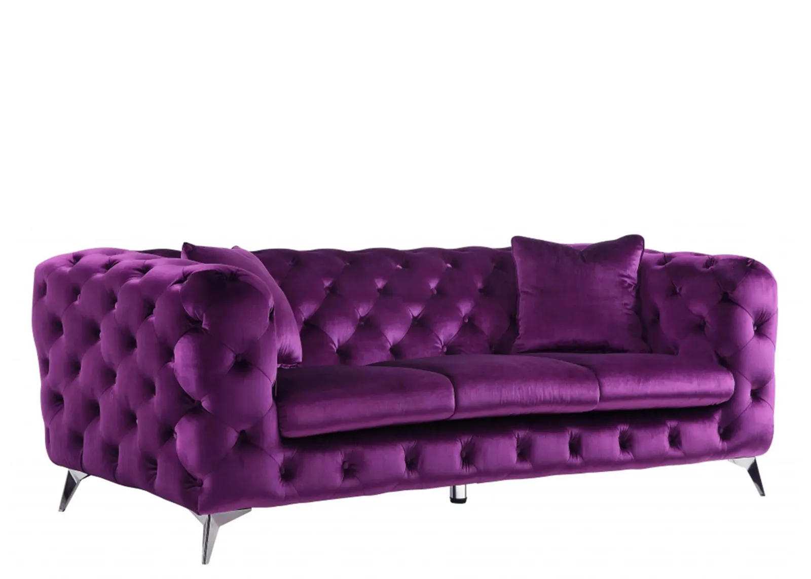 Vale Sofa in Purple by HomeRoots