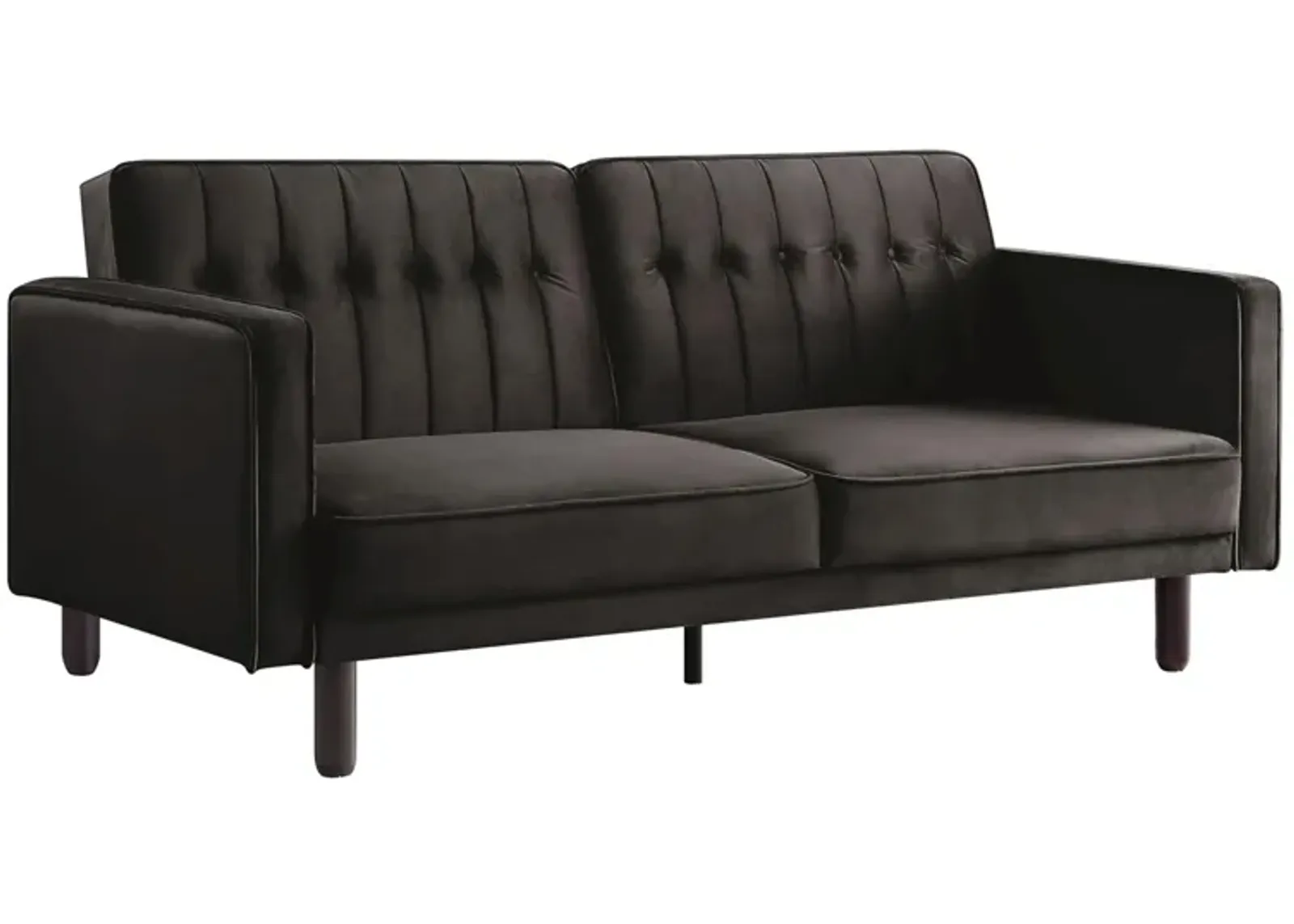 Hornby Sleeper Sofa in Dark Brown by HomeRoots