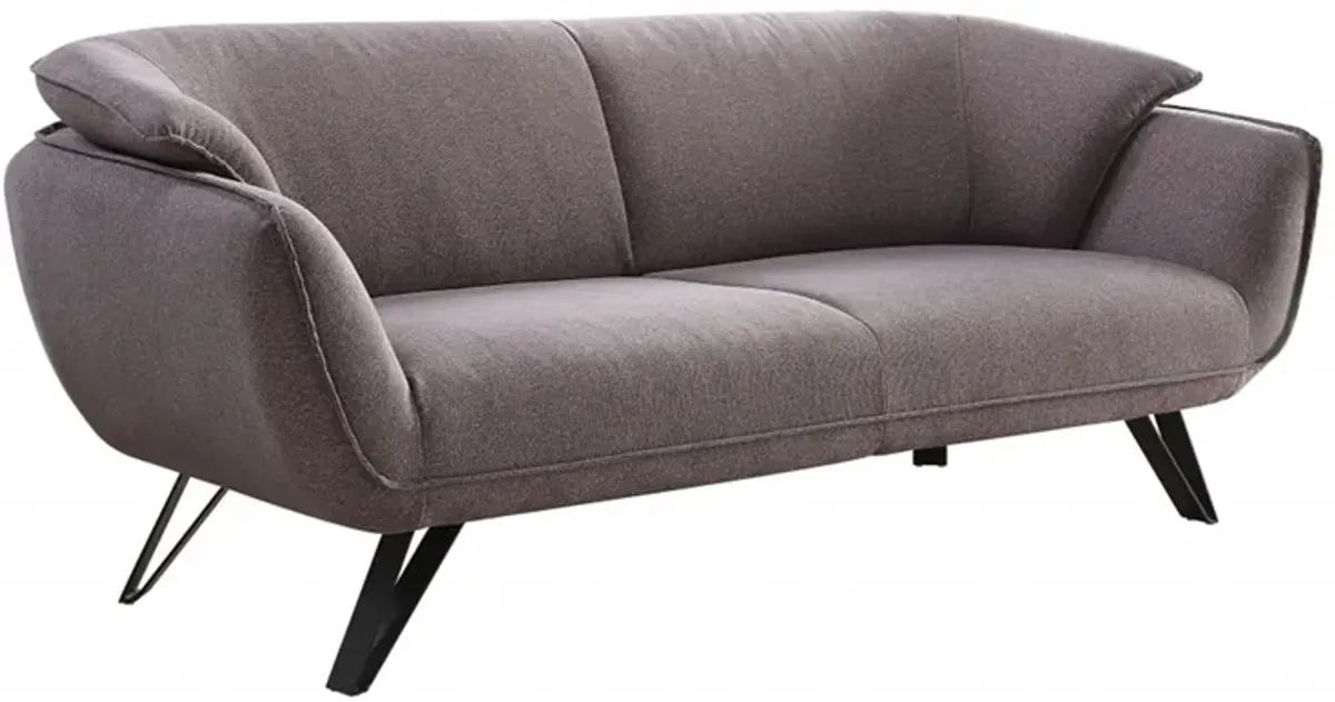 Ipsum Sofa in Gray by HomeRoots